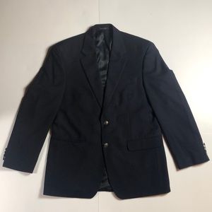 Michael Kors navy blue blazer size 40R wool
